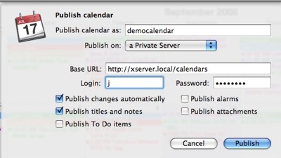 Ical-Publish-Private